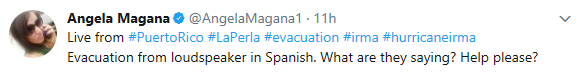 Hurricane Irma, Angela Magana