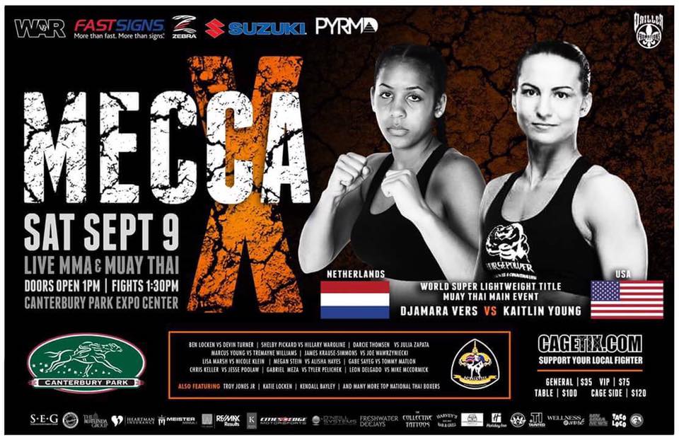 Mecca X Results - Live MMA & Muay Thai from Canterbury Park Expo Center