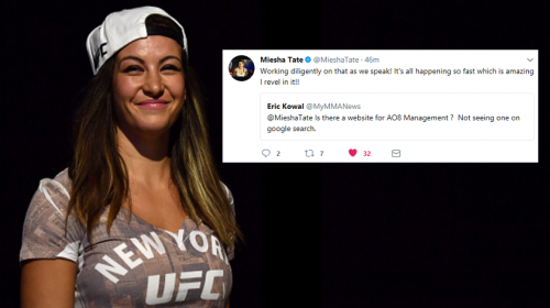 Miesha Tate on new role in AO8 Management - It's all happening so fast