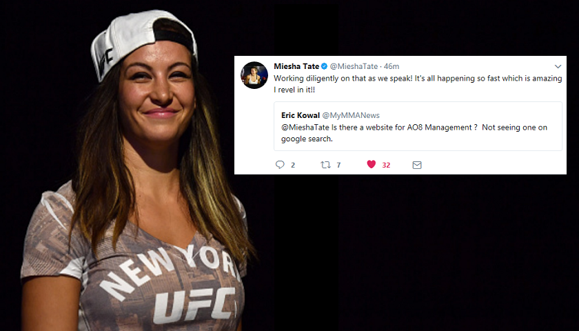 Miesha Tate on new role in AO8 Management - It's all happening so fast
