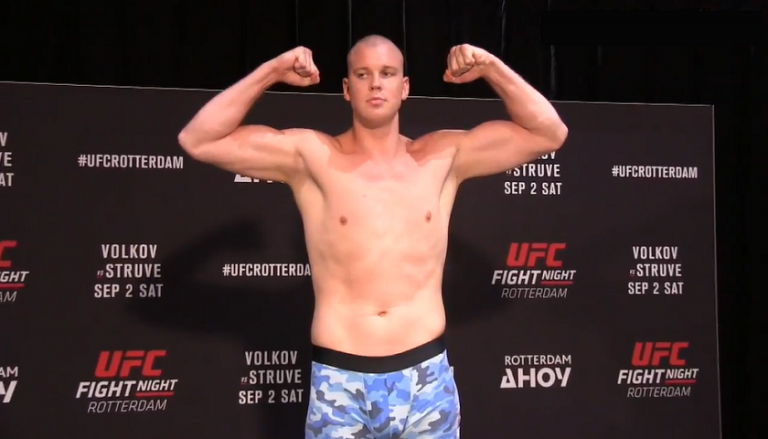 UFC Fight Night 115 weighin results from Rotterdam, Netherlands