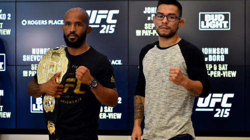 Stars of UFC 215 talk, Demetrious Johnson dismisses Ray Borg's chances