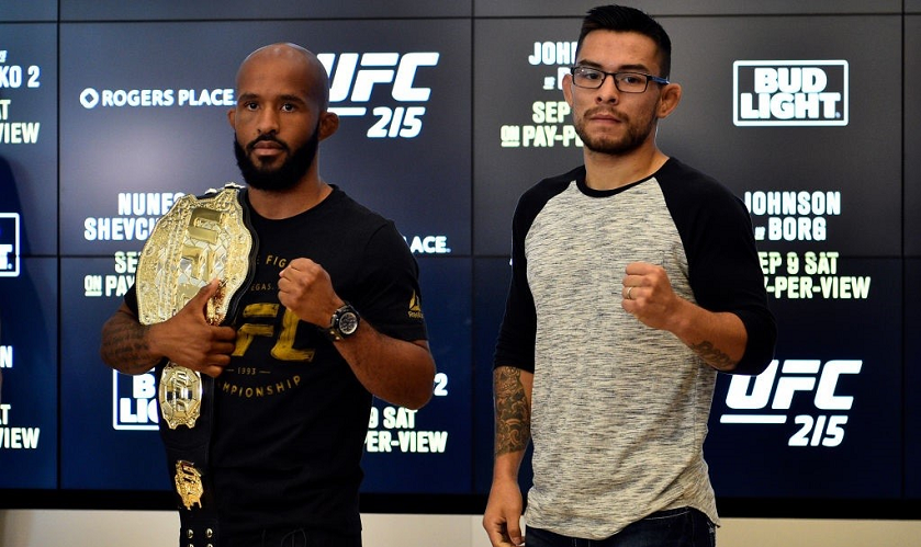 Stars of UFC 215 talk, Demetrious Johnson dismisses Ray Borg's chances