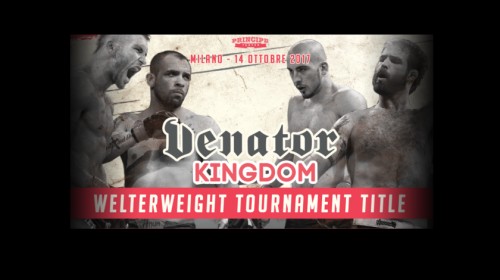 Venator FC returns with 'Kingdom', One-Night Tournament for Welterweight Title