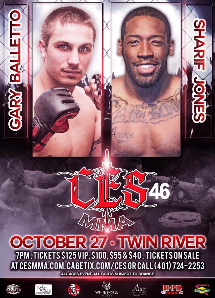 Sharif Jones, CES MMA 46