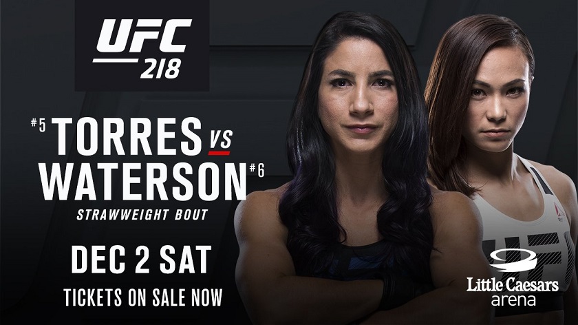 Tecia Torres vs Michelle Waterson added to UFC 218 in Detroit