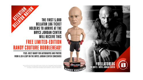 Randy Couture bobblehead, Bellator 186