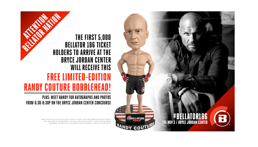 Randy Couture bobblehead, Bellator 186