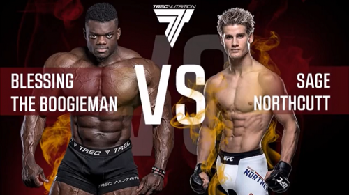 Sage Northcutt takes on bodybuilder Blessing Awodibu