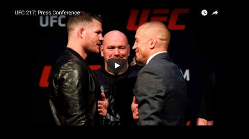 WATCH: UFC 217 Press Conference - Bisping vs. St-Pierre