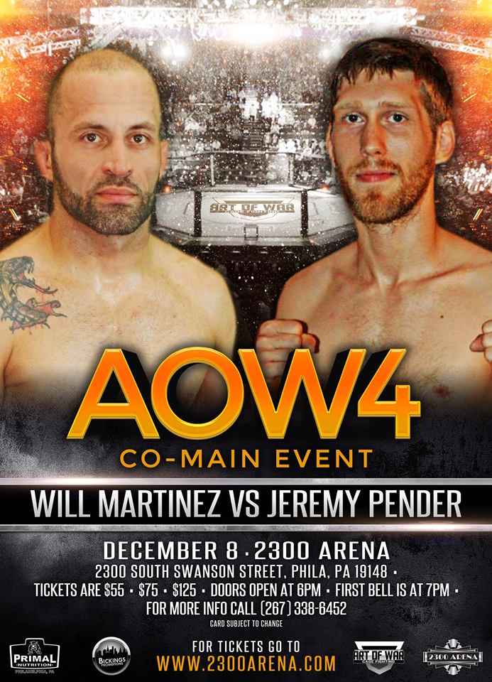 Will Martinez, Art of War Cage Fighting 4, AOW4