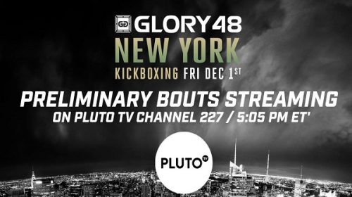 GLORY Partners with Pluto TV to Livestream Preliminary Bouts