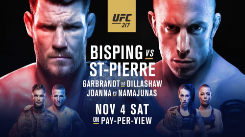 UFC 217, UFC 217 results