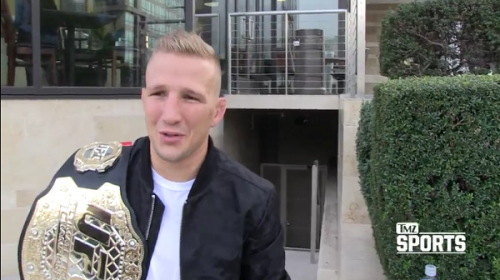 TJ Dillashaw to Demetrious Johnson - "Don't be scared"