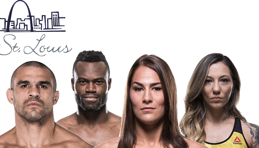 Vitor Belfort vs Uriah Hall, Jessica Eye vs Kalindra Faria announced for St. Louis