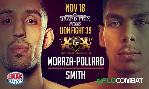 Chip Moraza-Pollard dominates on way to claiming two belts at Lion Fight 39 in London