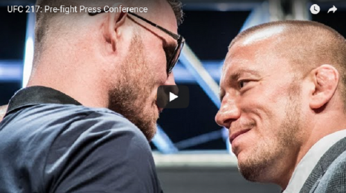 UFC 217 pre-fight press conference video