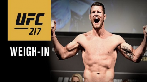 UFC 217 weigh-in results - Bisping vs. St-Pierre