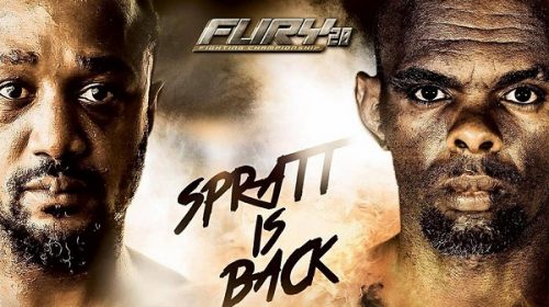 Spratt is Back - Pete Spratt returns to MMA action this Saturday at Fury FC 20