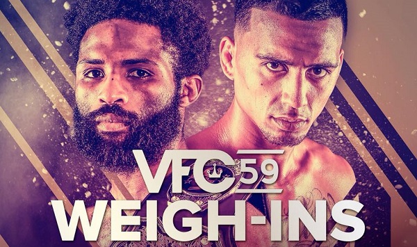 Weigh-In Results for Victory Fighting Championship VFC 59