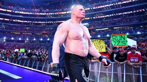 MMA fighters in WWE, Brock Lesnar