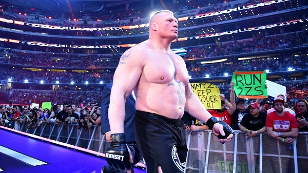 MMA fighters in WWE, Brock Lesnar
