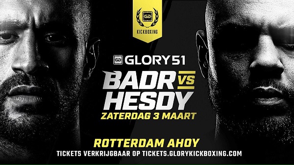 Badr Hari vs. Hesdy Gerges II Slated for GLORY 51 Rotterdam