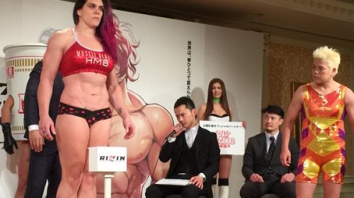 Gabi Garcia RIZIN weigh-ins