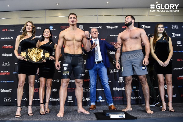 GLORY: Redemption, GLORY 49 SuperFight Series & GLORY 49 Rotterdam weigh-in results
