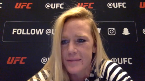 WATCH: Holly Holm on Facebook Live