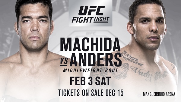 Eryk Anders gets his wish - Fights Lyoto Machida in Brazil headliner