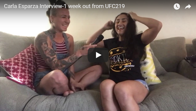 Carla Esparza talks upcoming UFC 219 fight with Cynthia Calvillo