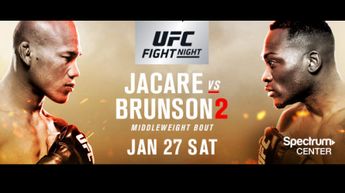UFC Returns To Charlotte With Pivotal Middleweight Rematch Between Jacare and Brunson