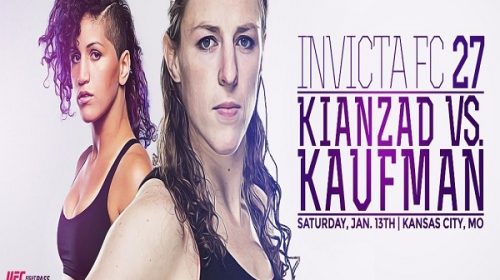 Sarah Kaufman Meets Pannie Kianzad at Invicta FC 27 on Saturday, Jan. 13