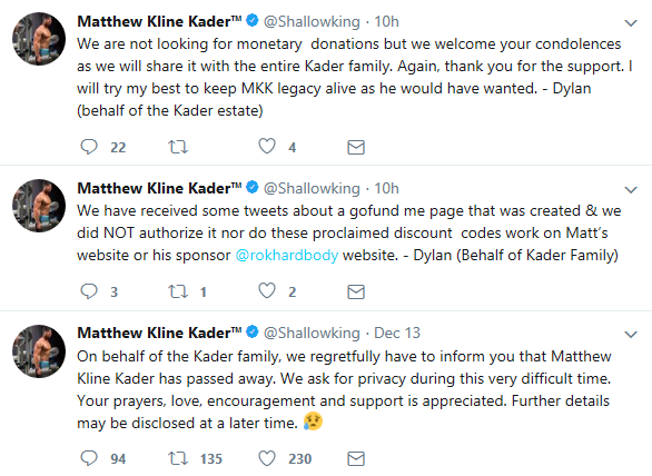 Matthew Kline Kader death