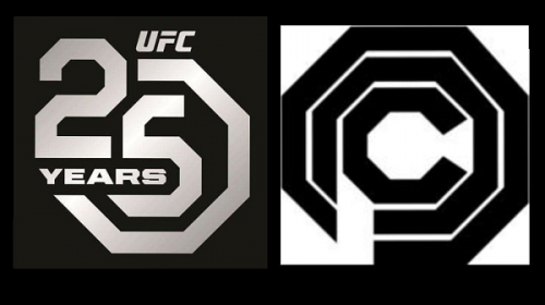 Did the UFC shape it's new logo from RoboCop's OmniCorp design?