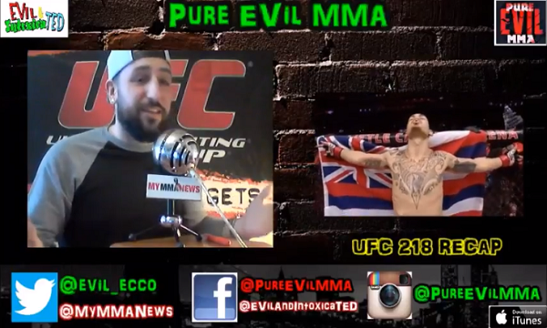 UFC 218 Recap With Pure EVil MMA Podcast