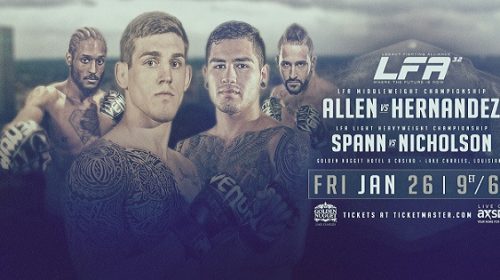 LFA 32 Results - Two Legacy Fighting Alliance titles are on the line