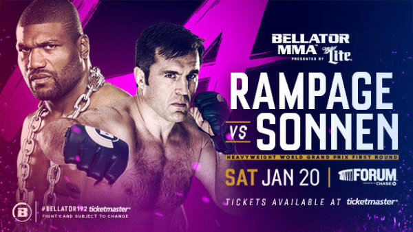 Bellator 192 Results - Rampage vs Sonnen, Lima vs. MacDonald