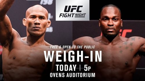 UFC on FOX 27 weigh-in results - Souza vs Brunson 2
