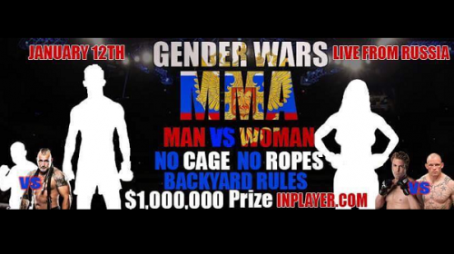 ORDER: Gender Wars MMA 1 Pay-Per-View - Man vs. Woman MMA fight TONIGHT