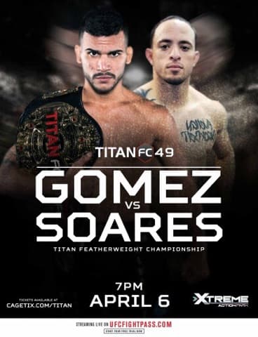 Luis Gomez defends featherweight title against Jason Soares at Titan FC 49