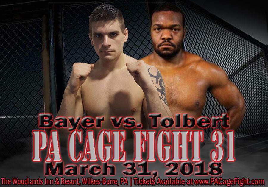 Tyler Bayer vs Daniel Tolbert, PA Cage Fight 31