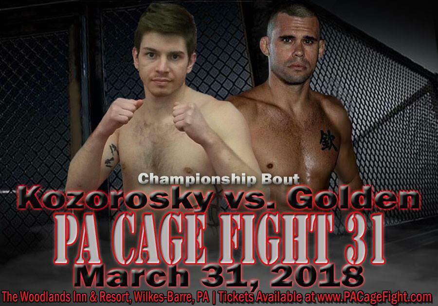 Jake Kozorosky vs Wesley Gordon, PA Cage Fight 31