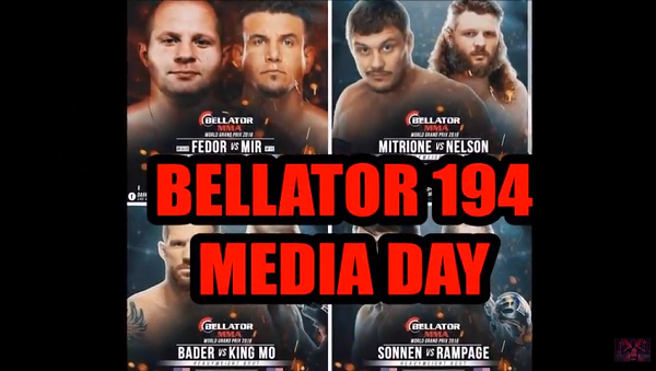 Bellator 194 Media Day interviews with Big Country and PitBull