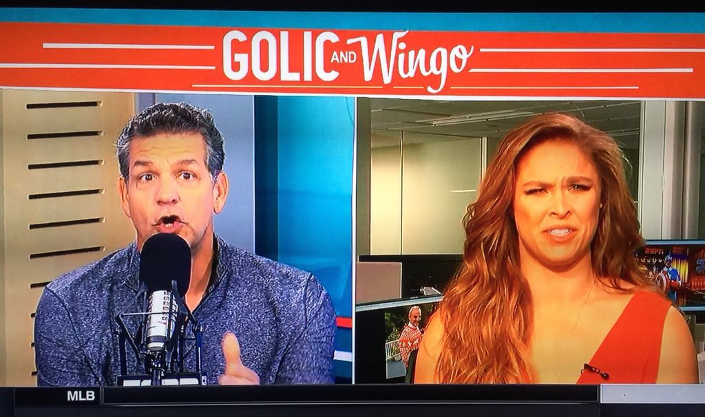 Ronda Rousey misunderstands question gets annoyed with Mike Golic