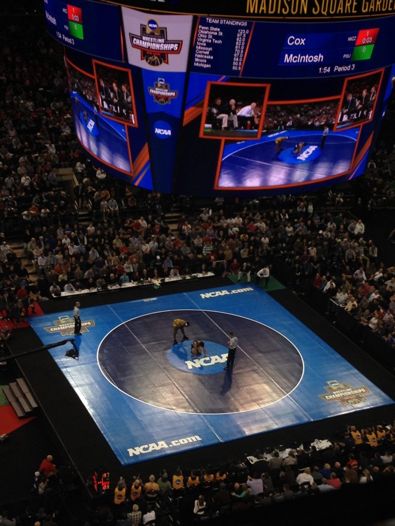 NCAA Wrestling Team Scores, Day One Results, Quarterfinal Matches