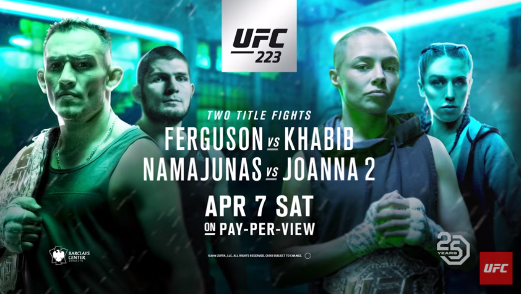 UFC 223 fight week schedule announced