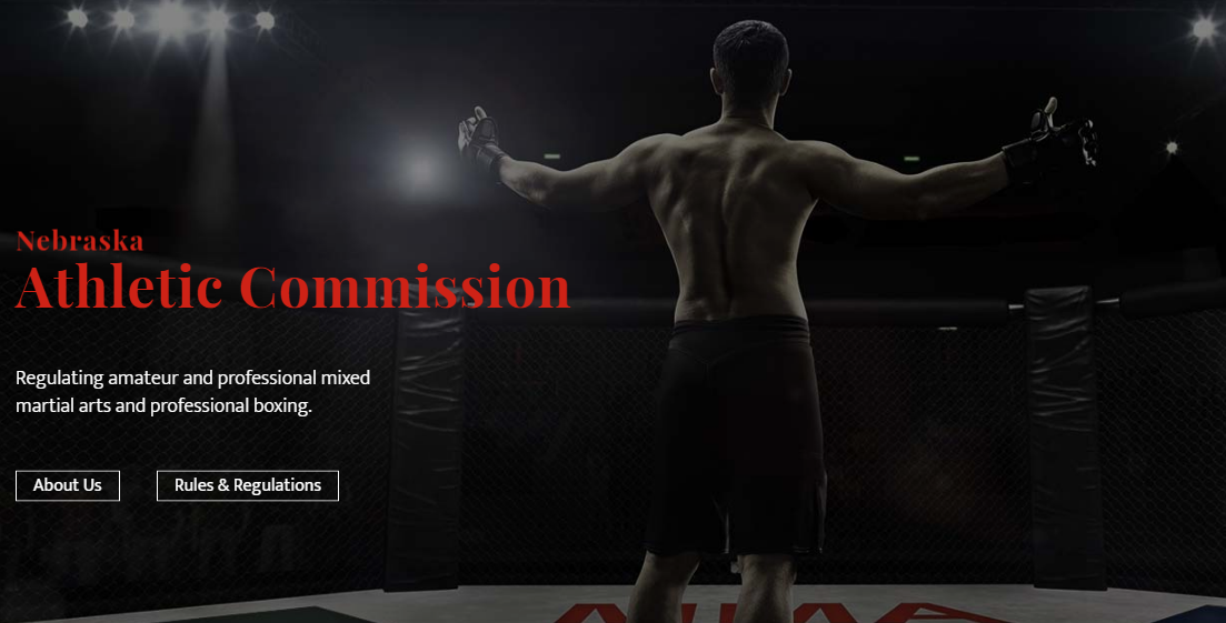 Nebraska Athletic Commission Announces New Website with High Impact