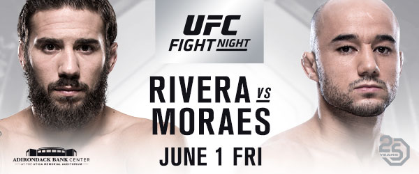 UFC Debuts In Utica With Bantamweight Thriller Between Rivera and Moraes